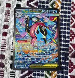 Mega Greninja EX Pokemon TCG Mega Evolution Chaos Rising SIR 116/086 - Image 1