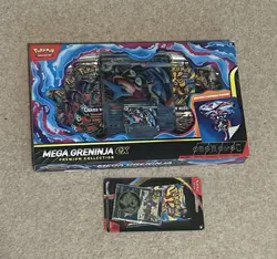Pokemon TCG Mega greninja ex box and chaos rising toxel blister. - Image 1