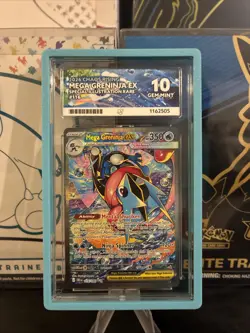 Pokemon TCG Chaos Rising Mega Greninja ex 116/086 SIR ACE 10 *PERFECT SUBGRADES* - Image 1