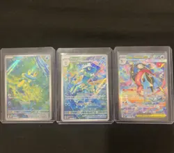 Pokemon TCG SIR Mega Greninja Ex , IR Frogadier And IR Froakie Chaos Rising Lot - Image 1