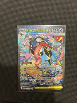 Pokemon TCG SIR Mega Greninja Ex , IR Frogadier And IR Froakie Chaos Rising Lot - Image 2