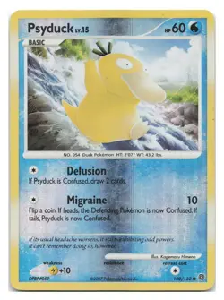 Psyduck 100/132 Common Secret Wonders Pokemon Reverse Holo 2007 - Image 1