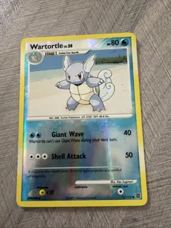 Pokemon TCG Wartortle 75/132 Secret Wonders 2007 Reverse Holo LP - Image 1