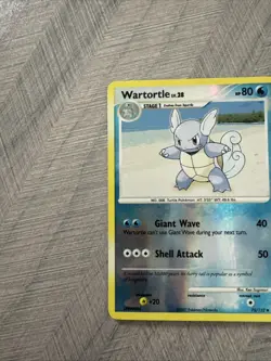 Pokemon TCG Wartortle 75/132 Secret Wonders 2007 Reverse Holo LP - Image 3