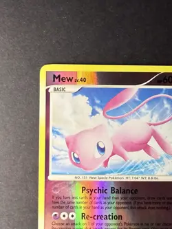 Pokemon TCG Mew - 15/132 Secret Wonders Reverse Holo Rare LP - Image 3