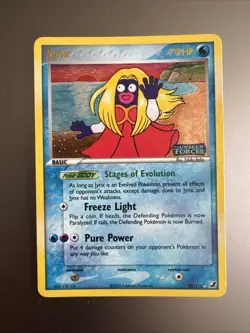 Jynx 28/115 EX Unseen Forces Stamped 2005 Reverse Holo Rare Pokemon Card NM - Image 1