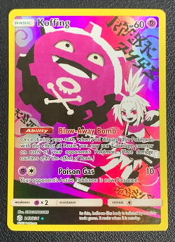 Koffing 243/236 Cosmic Eclipse Full Art Secret Rare Pokemon TCG Card NM - Image 1