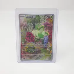 Sprigatito 196/193 Paldea Evolved Pokemon TCG Card Illustration Rare IR ENG - Image 4