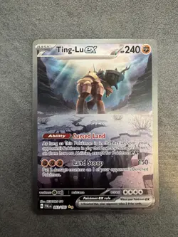 Pokemon TCG - SV Paldea Evolved Ting-Lu EX 263/193 Special Illustration Rare - Image 1