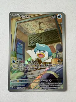 Quaxly Illustration Rare 206/193 Paldea Evolved Pokemon TCG English NM - Image 1