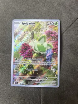 Pokemon TCG Sprigatito Scarlet & Violet Paldea Evolved 196/193 Near Mint - Image 1