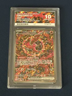 ACE 10 PERFECT 🔥 Oricorio EX MEP 024 Mega UPC Pokemon Promo Holo Full Art Card - Image 1