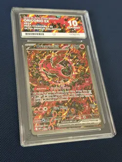 ACE 10 PERFECT 🔥 Oricorio EX MEP 024 Mega UPC Pokemon Promo Holo Full Art Card - Image 2