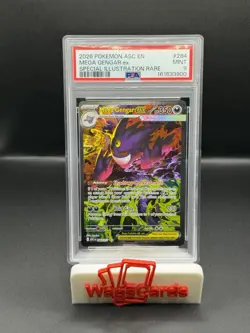 2026 Pokemon Mega Gengar ex SIR #284 PSA 9 Ascended Heroes Full Art Card - Image 1