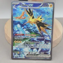Pokemon TCG Scarlet & Violet 151 Zapdos ex 202/165 SIR Holo #1 - Image 1