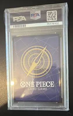 PSA 10 Shanks OP01-120 SEC Comic Parallel Manga Alt Art ONE PIECE Card Japanese - Image 2