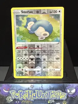 Pokemon Card Snorlax 131/185 Vivid Voltage Reverse Holo Rare Near Mint - Image 1
