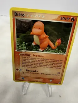 Pokemon Card Ditto 37/113 (Charmander) EX Delta Species 2005 Non Holo LP+ HP3 - Image 4