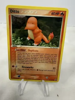 Pokemon Card Ditto 37/113 (Charmander) EX Delta Species 2005 Non Holo LP+ HP3 - Image 5