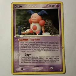 Pokemon TCG Ditto 38/113 EX Delta Species Holo English 2005 Basic 60 HP - Image 1