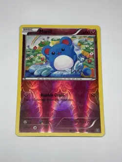 Pokemon Card TCG Marill 76/114 - Reverse Holo Common XY Steam Siege NM/LP - Image 1