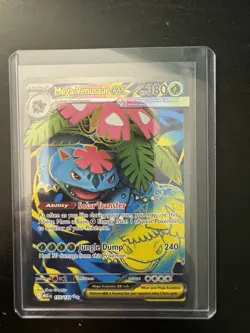 Mega Venusaur EX 155/132 Mega Evolution ENGLISH Pokemon TCG Card NM Ultra Rare - Image 1
