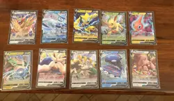 Pokemon TCG Crown Zenith 10 Card Ultra Rare Lot V Holo Full Art English - Image 1