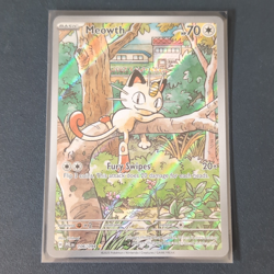 Pokemon TCG Meowth 106/094 ME02 Phantasmal Flames Illustration Rare Holo - Image 1