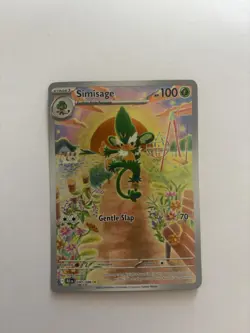 Pokemon TCG Black Bolt - Simisage 090/086 Illustration Rare Full Art English - Image 1