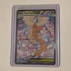 Mega Dragonite ex Pokemon GO Full Art Holo Ultra Rare 370 HP English A6C-0977 - Image 1