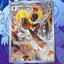 Pokemon TCG Armarouge 086/084 Pitch Black Illustration Rare Full Art Holo - Image 1