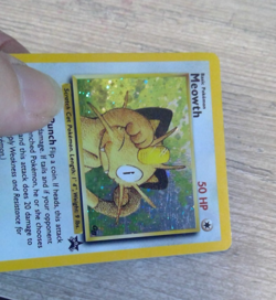 Meowth Game Boy Pokemon Card Black Star GB Stamped Promo Rare Holo NM/LP+ - Image 5