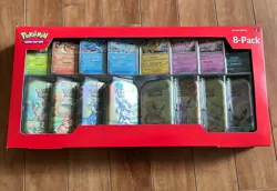 Pokemon TCG: Costco Prismatic Evolutions 8-pack Mini Tins - Image 1