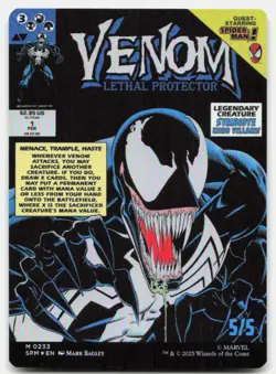 Eddie Brock (Foil Borderless 0233) - NM - SPM Marvel's Spider-Man #233 MTG Magic - Image 2