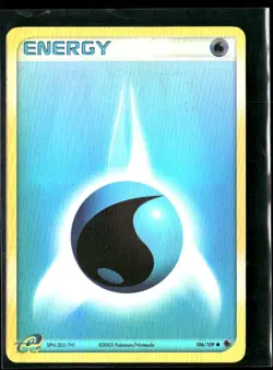 2003 EX Ruby & Sapphire Set Pokemon Card 106 Water Energy Reverse Foil NM - Image 1