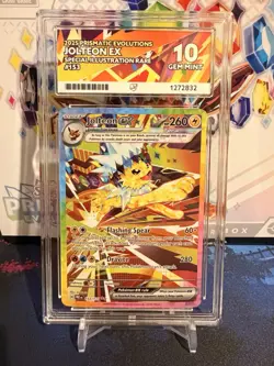 Ace 10 Jolteon EX 153/131 Prismatic Evolutions - Pokemon TCG - Gem Mint - Image 1