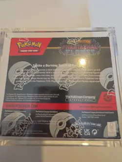 Pokemon TCG Phantasmal Flames Booster Box Sealed With Acrylic Case - Image 3