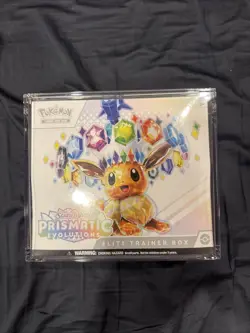 Pokemon TCG Scarlet & Violet - Prismatic Elite Trainer Box SEALED with acrylic - Image 1