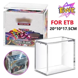 2PACK Pokemon Elite Trainer Box ETB Acrylic Magnetic Display Case - UV Resist - Image 2