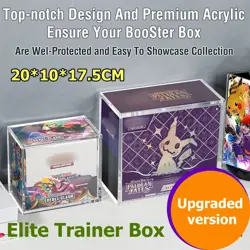 2PACK Pokemon Elite Trainer Box ETB Acrylic Magnetic Display Case - UV Resist - Image 5