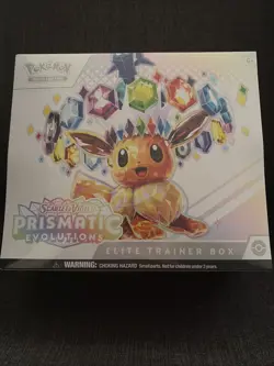 Pokemon TCG Prismatic Evolutions ETB Elite Trainer Box Sealed - Image 1