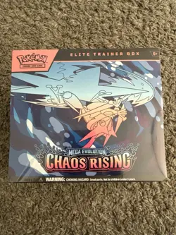 Pokemon TCG Chaos Rising Elite Trainer Box ETB Factory Sealed - Image 1