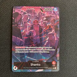 One Piece TCG Shanks Leader Alt Art 2nd Anniversary English - Image 1