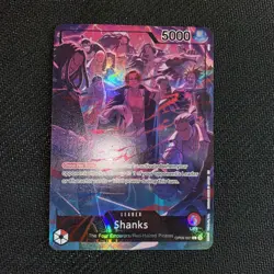 One Piece TCG Shanks Leader Alt Art 2nd Anniversary English - Image 2