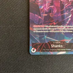 One Piece TCG Shanks Leader Alt Art 2nd Anniversary English - Image 3