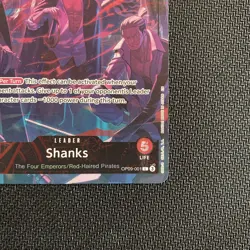 One Piece TCG Shanks Leader Alt Art 2nd Anniversary English - Image 4