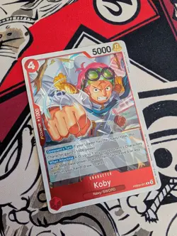 One Piece TCG English Koby PRB02-001 Rare THE BEST Vol.2 NM - Image 2