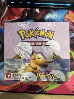 Pokemon TCG Vivid Voltage Booster Box 36 Packs Factory Sealed. Tear On Top - Image 1