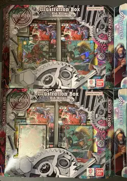Lot of (4) - One Piece Illustration Box 7 & 8 (2 of Each) **SEALED** - Image 2