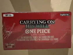 One Piece Card Game OP-13 Carrying On His Will English Sealed Booster Box - Image 2